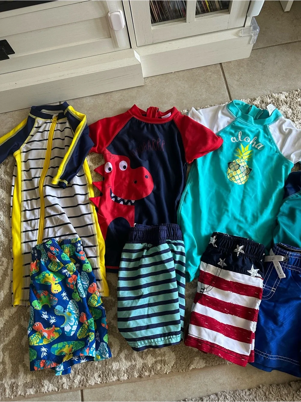 Boys 18 month swim suit lot bundle